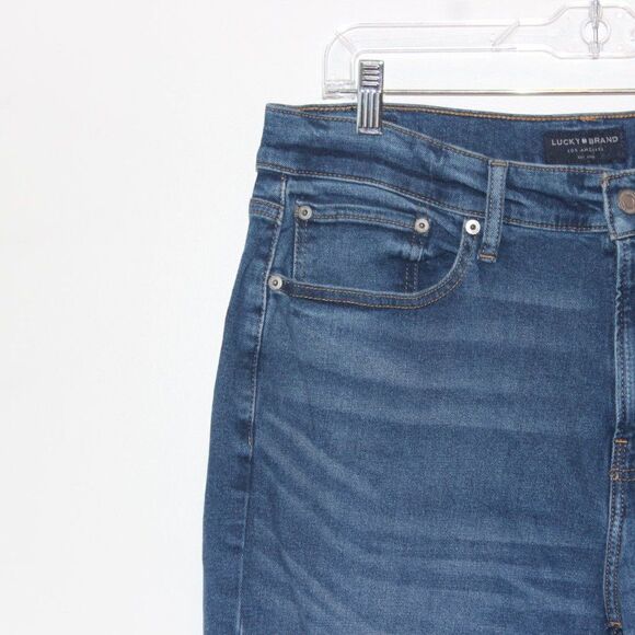 NEWLucky Brand Blue Athletic Slim Mid-Rise Jeans Mens Size W34 - Picture 3 of 12